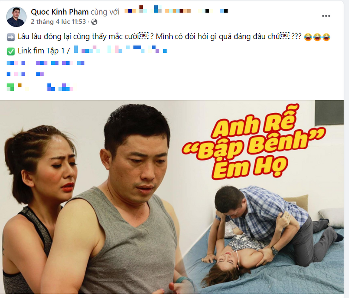 Kinh Quốc chia sẻ những dự án nghệ thuật của riêng anh và không hề đề cập gì đến bà xã doanh nhân.