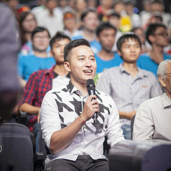 MC Ngọc Huy là người vui tính, được biết đến với biệt danh “Thánh troll” của chương trình