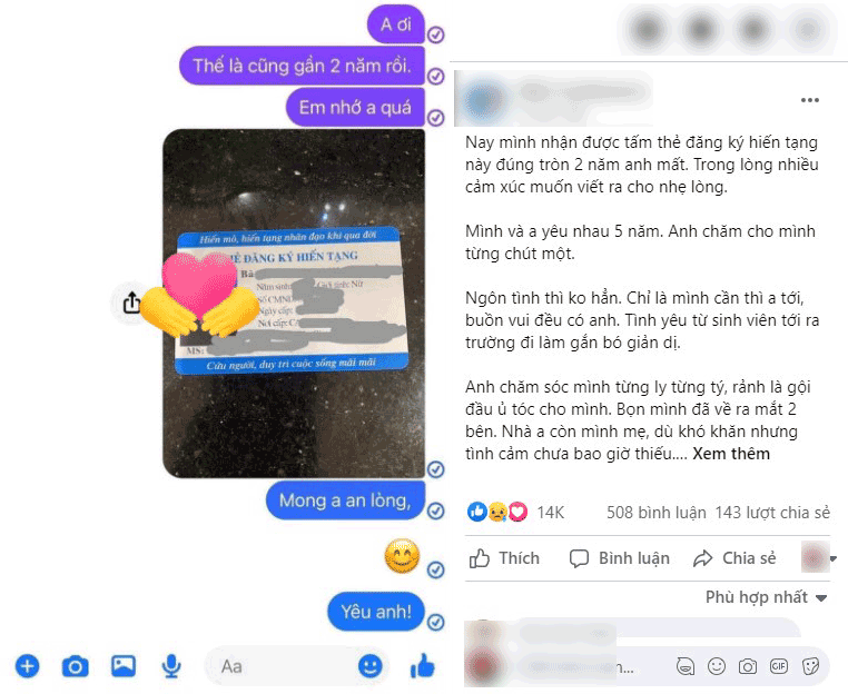 Cô gái xin hiến tạng sau khi tận mắt chứng kiến bạn trai qua đời-1