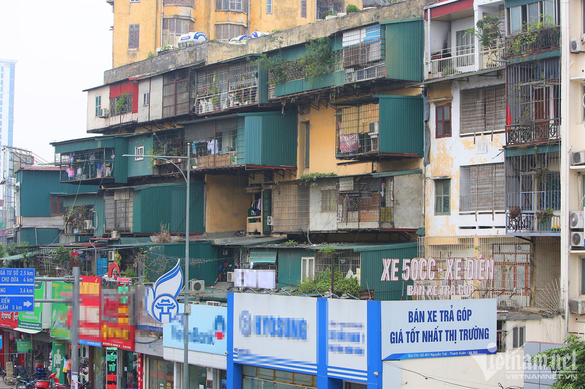 Chung cư cũ trên đường Nguyễn Trãi (Thanh Xuân)
