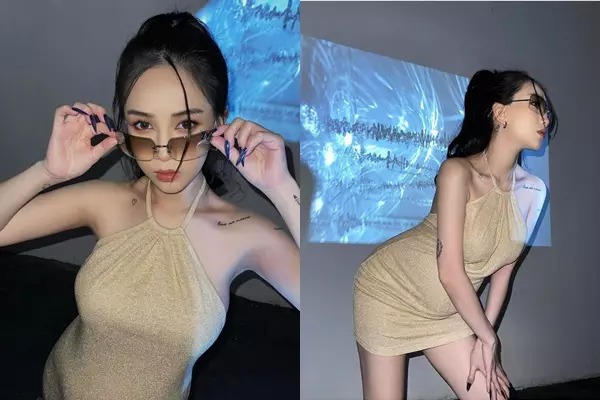 Không chỉ lên đồ chất lừ, Joyce Phạm còn có tuyển tập những dáng post khi bầu bí cực ấn tượng.