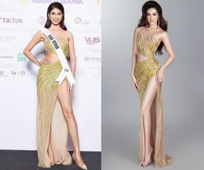 Xuất hiện với tư cách Host tại MUV, Khánh Vân là nguồn cảm hứng thời trang cho thí sinh.