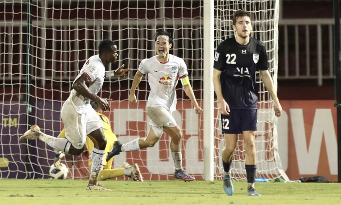 HAGL đánh bại Sydney trong ngày chia tay AFC Champions League. Ảnh: HAGL