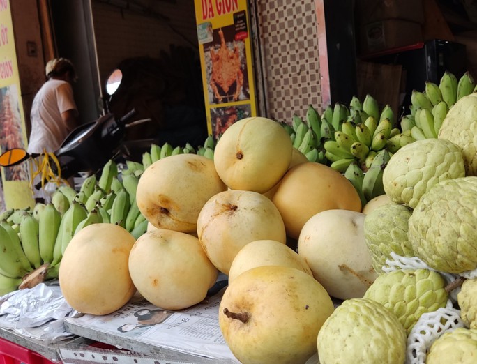 Xoài Úc lớn bằng trái dưa lê, giá chỉ 30.000 đồng/kg nhưng tiêu thụ khá chậm