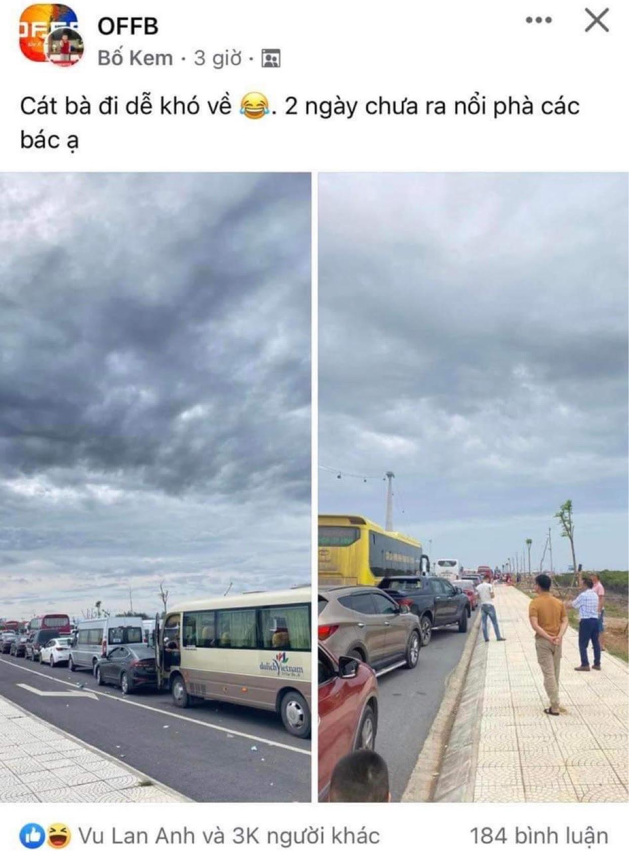 Khách du lịch than khó rời đảo do biển động, phà dừng hoạt động