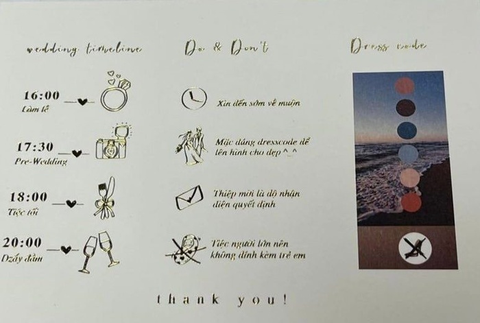 Những quy định trong đám cưới Minh Hằng.