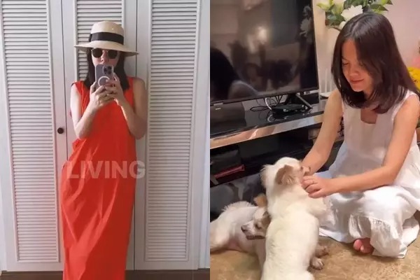 Khoảnh khắc khiến Hà Hồ vướng nghi vấn mang bầu lần 3.