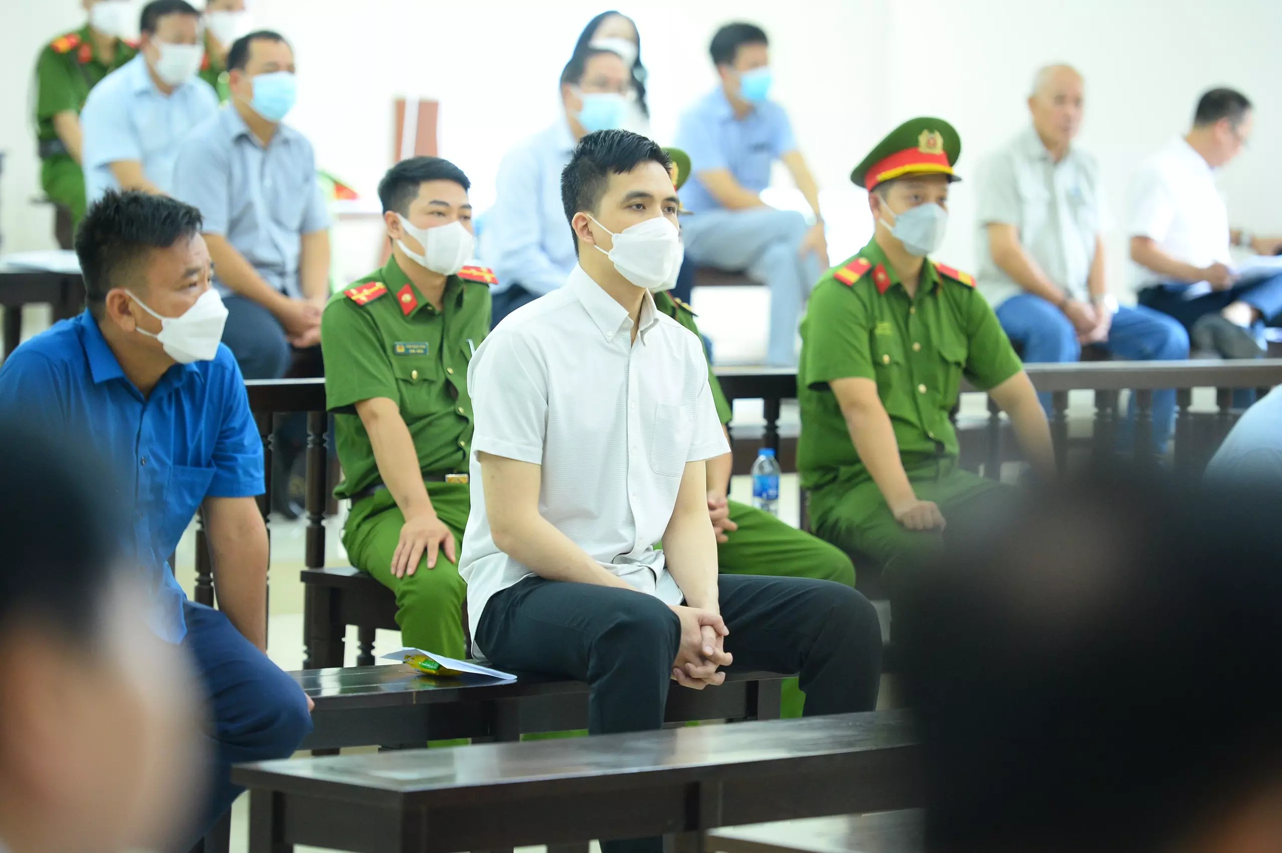 Các bị cáo tại tòa