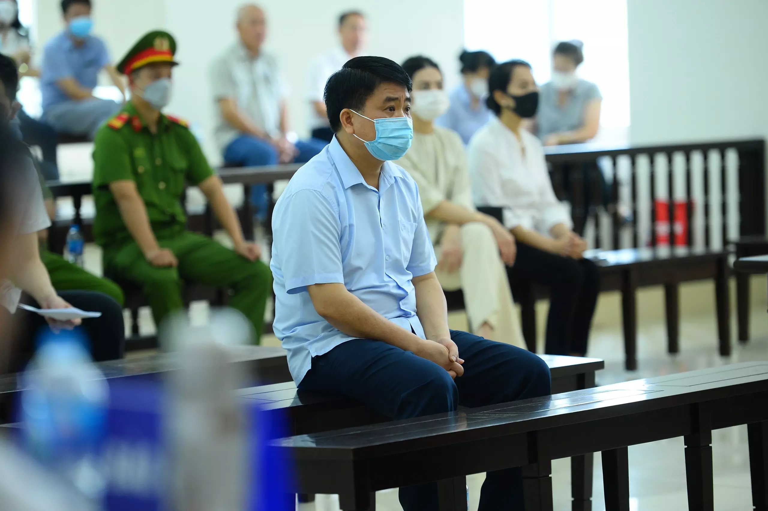 Bị cáo Nguyễn Đức Chung tại tòa