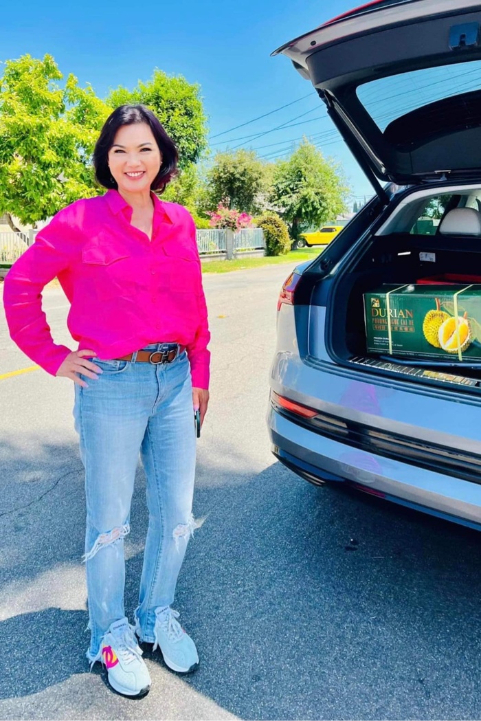 Diện mạo mới đầy trẻ trung của bà xã cố nghệ sĩ.