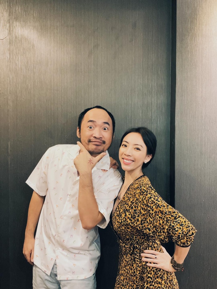  Thu Trang cho biết cô rất tự hào khi Tiến Luật là mẫu người đàn ông của gia đình, luôn yêu thương và bảo vệ vợ con. 