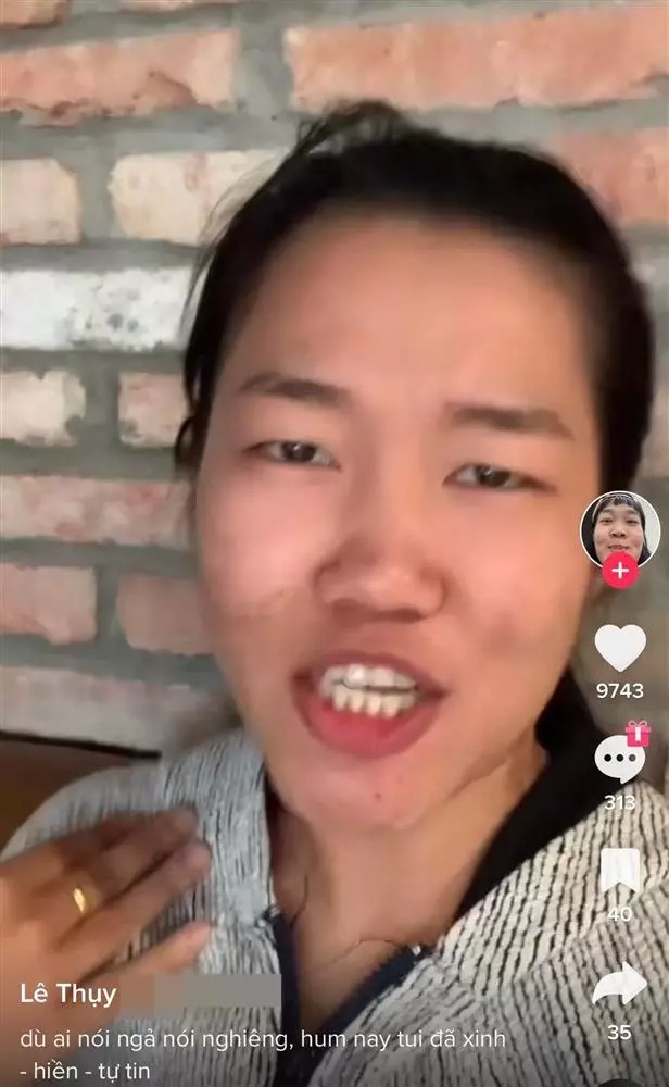 Nhan sắc có hạn nhưng sự tự tin của Lê Thụy có thừa.