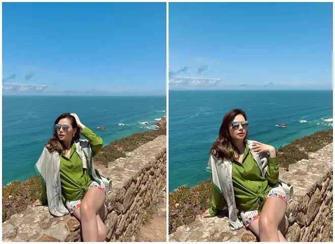 Bầu lần 2, cô được chồng đại gia yêu chiều hơn cả lần đầu khi được đi du hí 