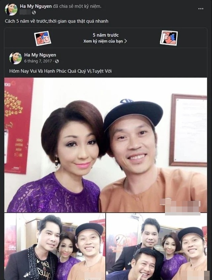 Hà My chia sẻ bức hình 5 năm về trước.