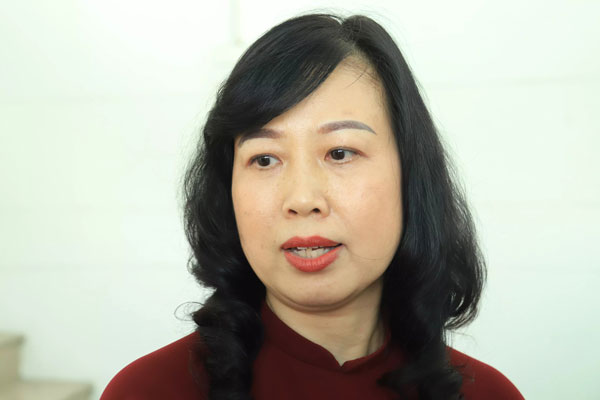 Quyền Bộ trưởng Y tế Đào Hồng Lan.