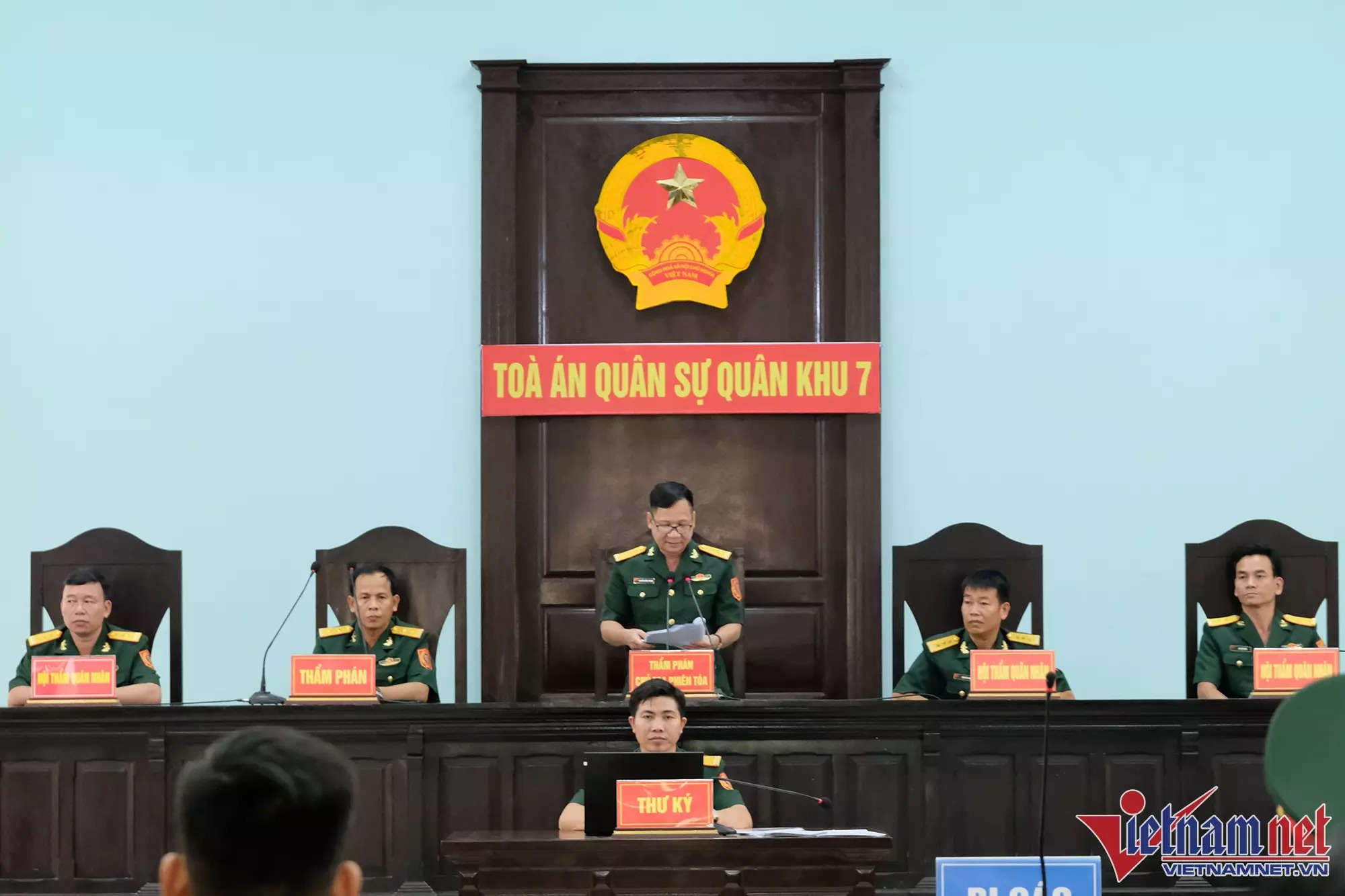 HĐXX tuyên án. Ảnh: Đình Hiếu