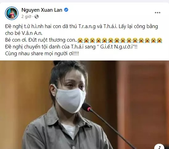 Người mẫu Xuân Lan bức xúc cha ruột và 