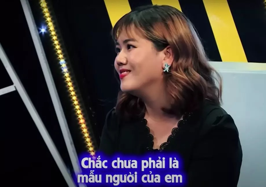 Thu Hiền thẳng thắn chia sẻ rằng, bạn trai được ghép đôi chưa phải mẫu người cô thích.