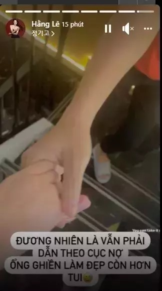 Trước đó, nữ ca sĩ khoe được chồng đưa đi tút tát nhan sắc sau chuỗi ngày tất bật với công việc.