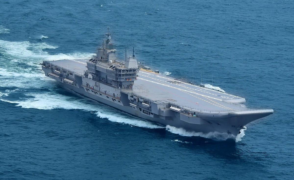 INS Vikrant là tàu sân bay nội địa đầu tiên của Ấn Độ. Ảnh: Cochin
