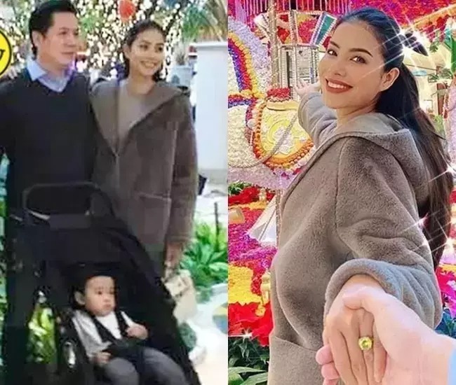 Bức ảnh rò rỉ 2 năm trước, được cho là sự lộ diện của chồng Phạm Hương.