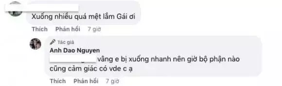 Anh Đào cho biết bản thân suy giảm sức khỏe trầm trọng.