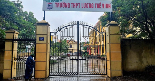 Trường THPT Lương Thế Vinh (TP Cẩm Phả, Quảng Ninh) - Ảnh: TTXVN