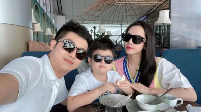 Nhật Kim Anh và doanh nhân Bửu Lộc đưa con trai đi du lịch nước ngoài.