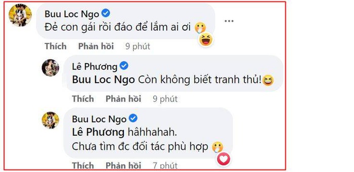 Có thể thấy trong cuộc trò chuyện với diễn viên Lê Phương, Bửu Lộc mong muốn có con gái nhưng chưa tìm được đối tác phù hợp.