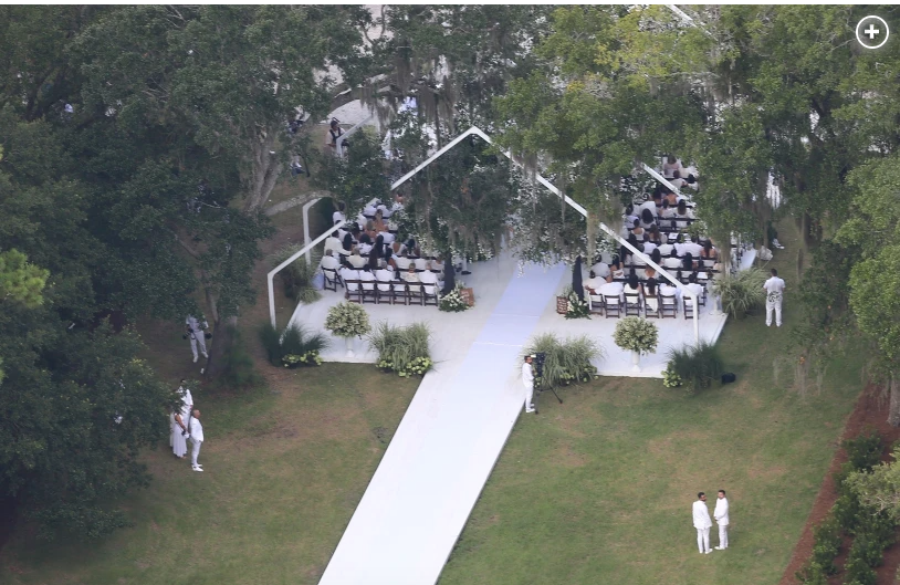 Dự lễ cưới của Ben Affleck và Jennifer Lopez có rất nhiều ngôi sao góp mặt.