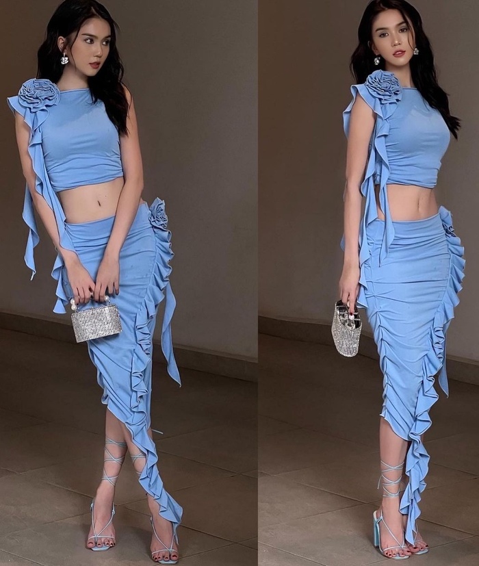 Thần thái cuốn hút và vẻ đẹp diễm lệ của cô khiến khán giả không thể rời mắt