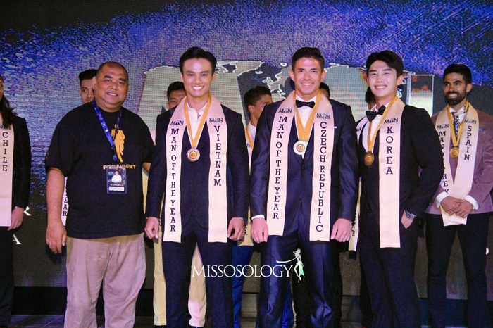 Nguyễn Minh Khắc đạt vị trí Á vương 1 và Á vương 2 thuộc về đại diện Hàn Quốc.