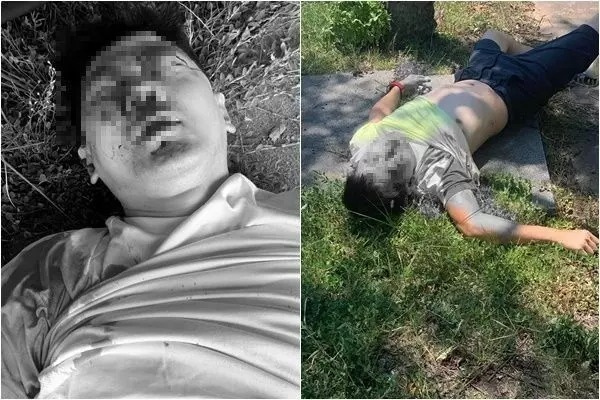 Hình ảnh Lâm Chí Dĩnh sau khi được kéo từ trong xe ra khiến người hâm mộ xót xa