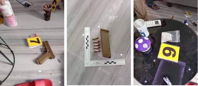 Hiện trường vụ 3 người Trung Quốc bị bắn chết tại chung cư ở Phnom Penh. Ảnh: Khmer Times.