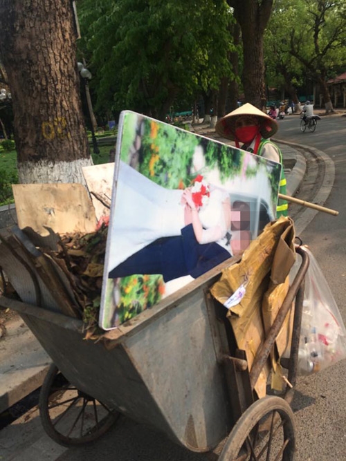 Sau thời gian sử dụng những bức ảnh cưới gặp phải không ít chuyện bi đát, 