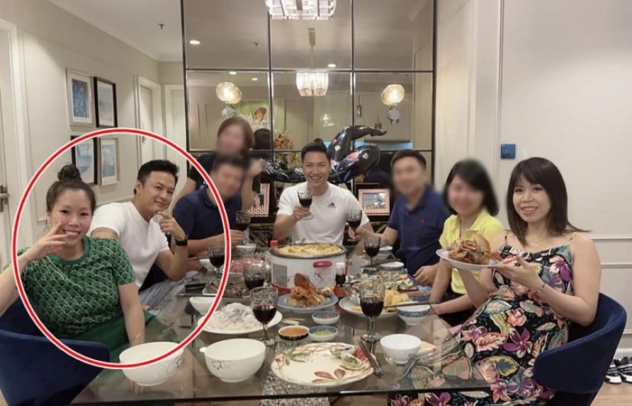 Bà xã Hồng Đăng lộ thần thái vui vẻ, tình cảm cùng chồng dự sinh nhật Mạnh Trường