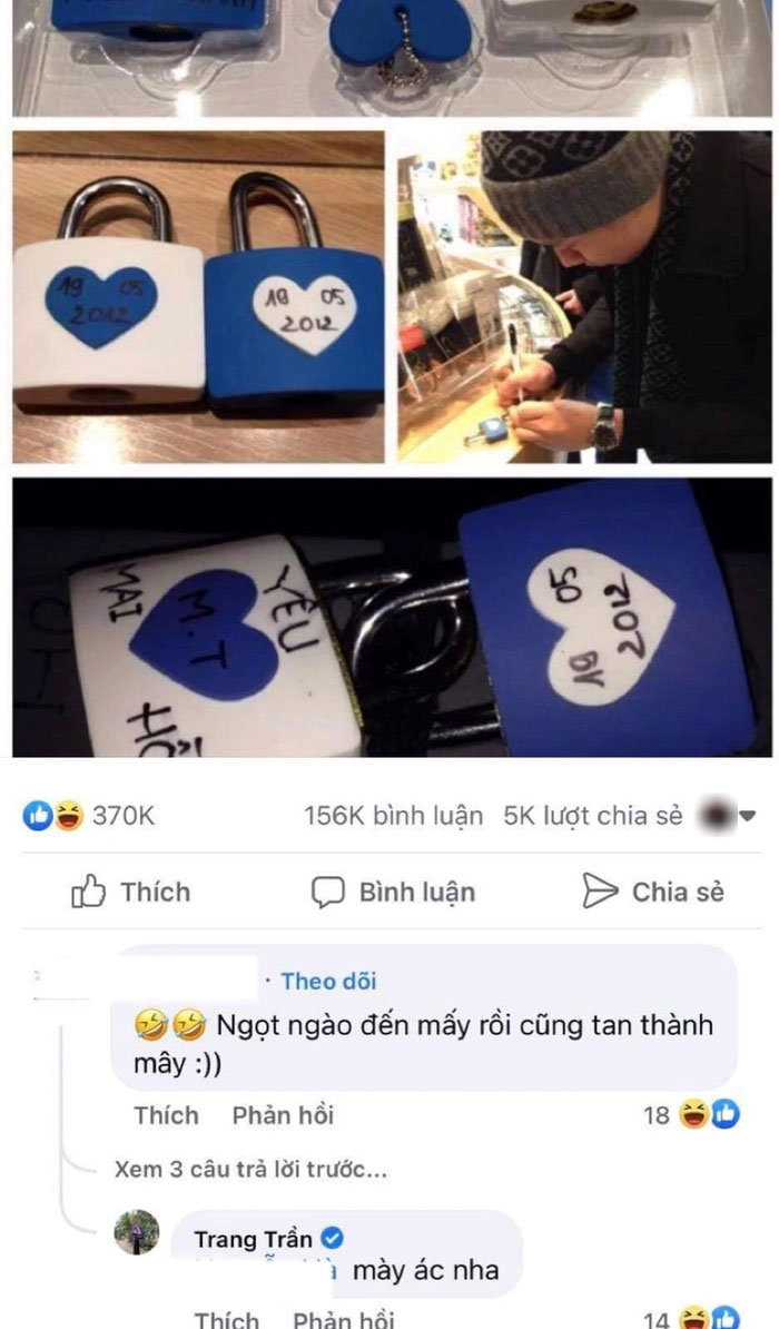 Bình luận của netizens và động thái bảo vệ Trấn Thành của Trang Trần.