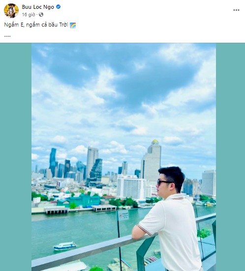 Doanh nhân gốc Cần Thơ đăng tải hình ảnh kèm caption thả thính 