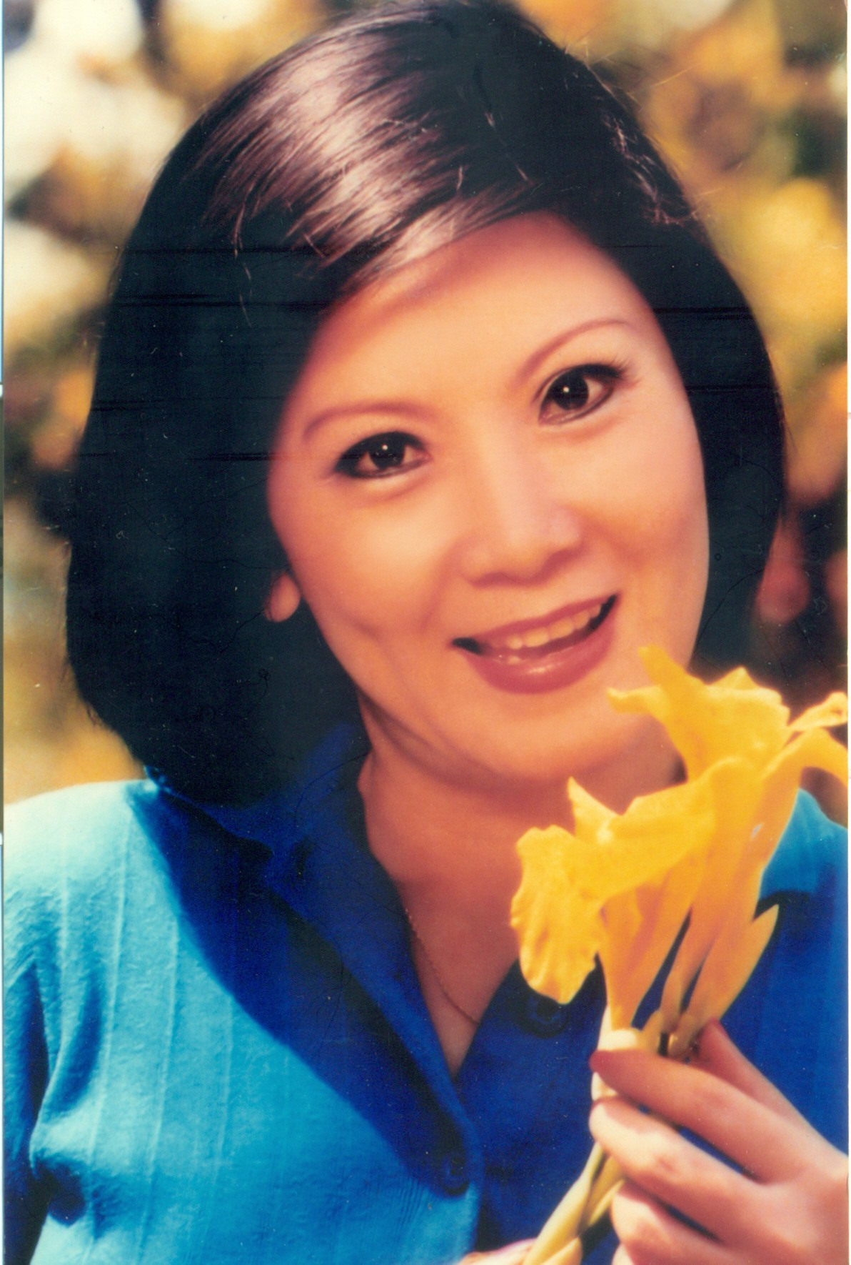 Mộng Tuyền phúc hậu khi đứng tuổi.