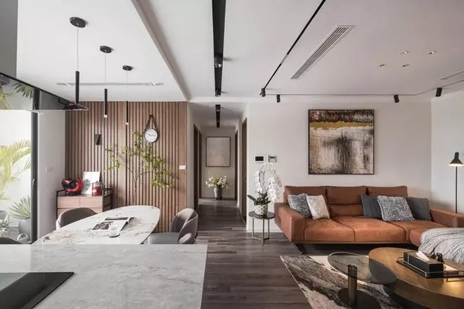 Căn hộ 127m2 rộng rãi, hiện đại của vợ chồng nam MC.