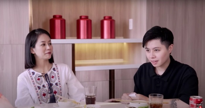 An Nguy và bạn trai Alex.