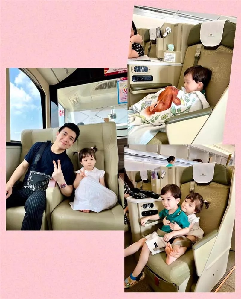 Đỗ Quang Vinh có 2 nhóc tì cực đáng yêu.