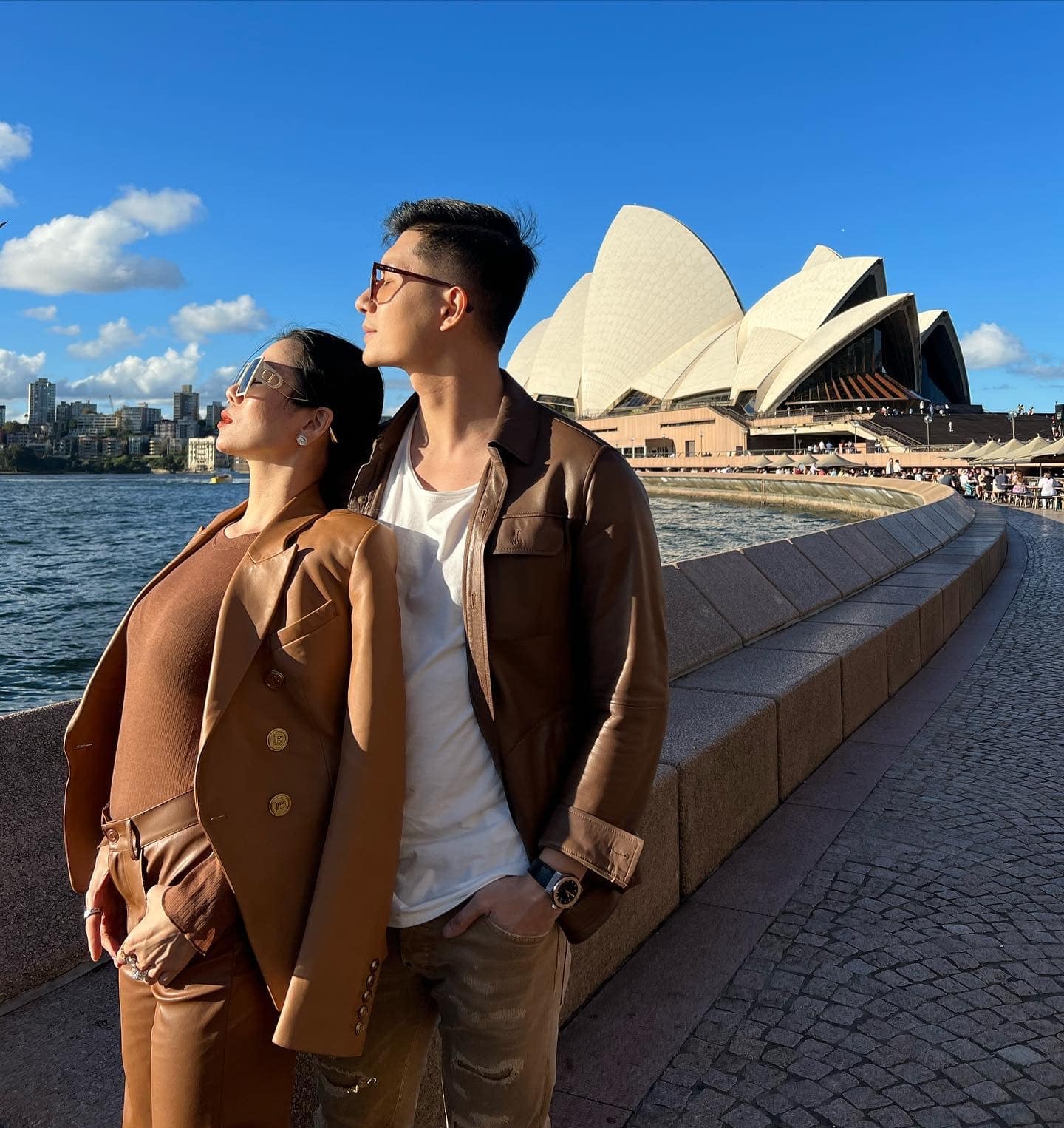 Lệ Quyên tình tứ với Lâm Bảo Châu