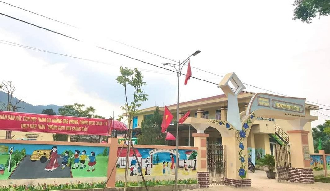 Trường Mầm non Bắc Sơn, nơi xảy ra sự việc - Ảnh: CTV