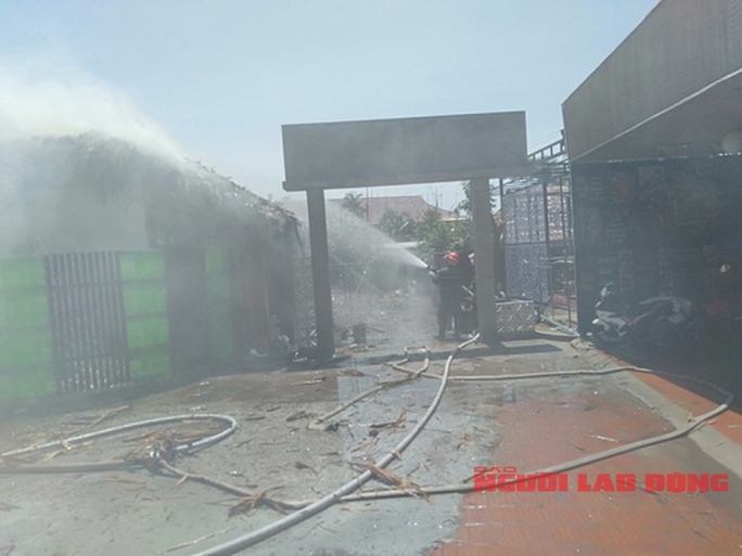 Toàn cảnh khu vực bị hỏa hoạn