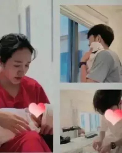 Khi đăng ảnh Nhuệ Giang cũng dùng icon che chắn, hoặc lựa góc chụp để tránh lộ diện mặt con.