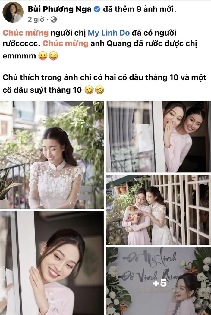 Phương Nga đang ẩn ý nhắc đến người chị Ngọc Hân rằng ngày vui đang đến trong “tương lai gần”.