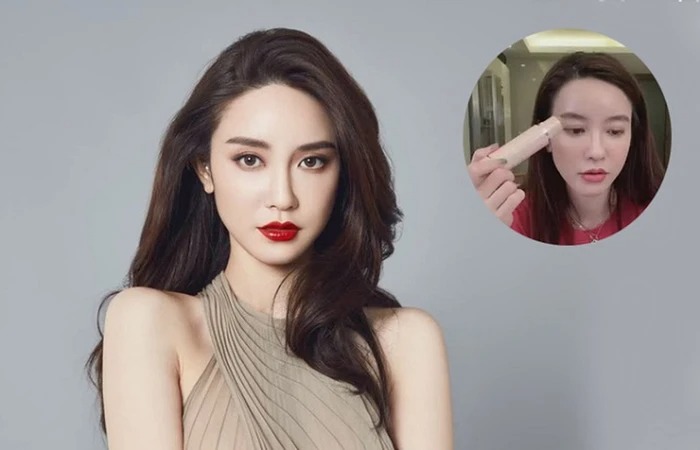 Cận cảnh nhan sắc Trương Đại Dịch.