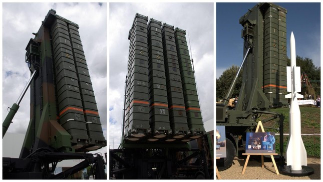 Hệ thống phòng không SAMP-T và tên lửa Aster-30. Ảnh: Aeroplans