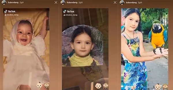 Hình ảnh Thanh Giang khi còn nhỏ nhìn rất bụ bẫm, đáng yêu.